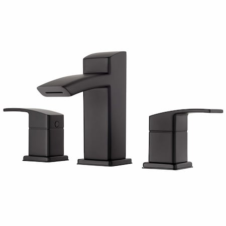 Pfister Pfister Kenzo Two Handle Widespread Lavatory Faucet - Closed MB LG49-DF2B